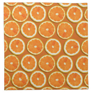 Lemon Slices Pattern Cloth Napkin