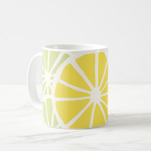 Lemon Slices Pattern Coffee Mug