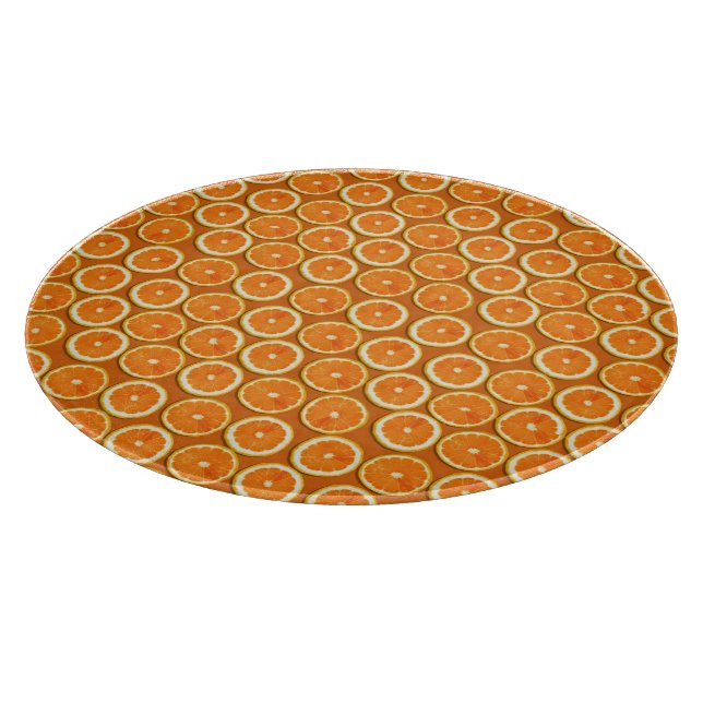 Lemon Slices Pattern Cutting Board (Corner)