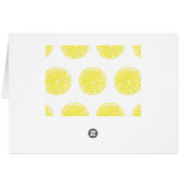 Lemon slices pattern design (Back Horizontal)