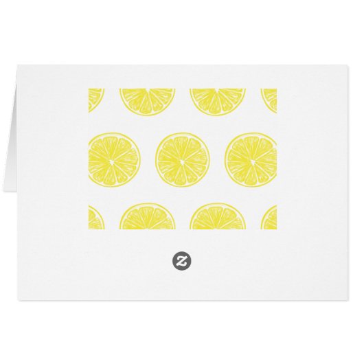 Lemon slices pattern design (Back Horizontal)