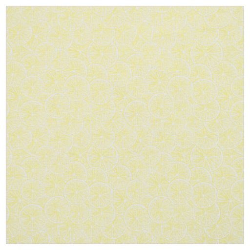 Lemon slices pattern design fabric