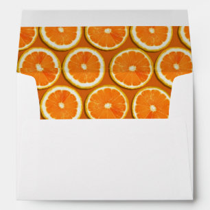 Lemon Slices Pattern Envelope