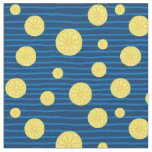 Lemon slices pattern fabric