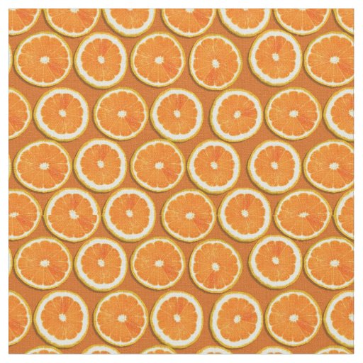 Lemon Slices Pattern Fabric