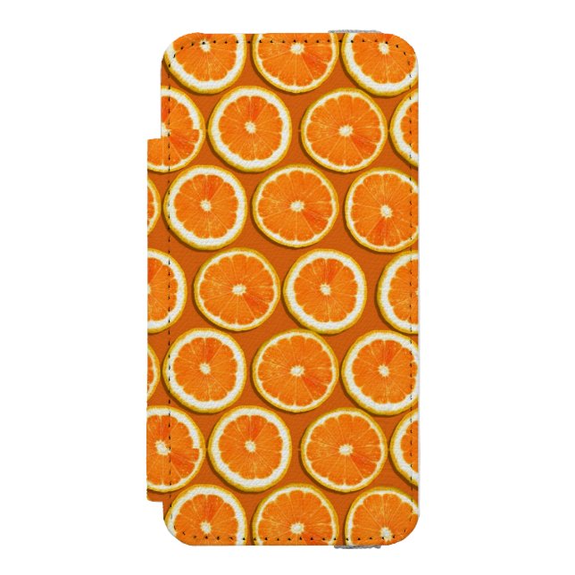 Lemon Slices Pattern Incipio iPhone Wallet Case (Folio Front)