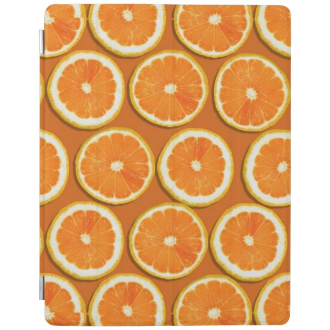 Lemon Slices Pattern iPad Smart Cover (Front)