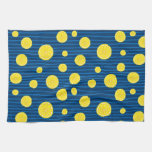Lemon slices pattern kitchen towel