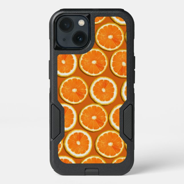 Lemon Slices Pattern Otterbox iPhone Case (Back)