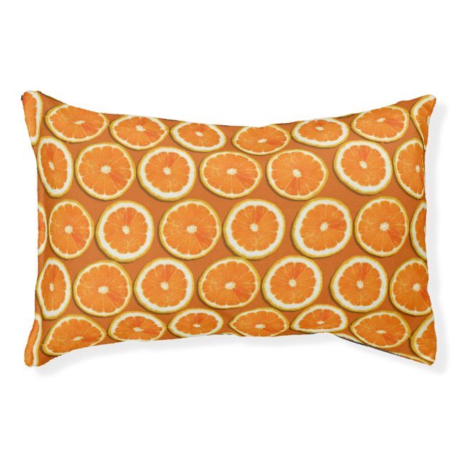 Lemon Slices Pattern Pet Bed (Front)