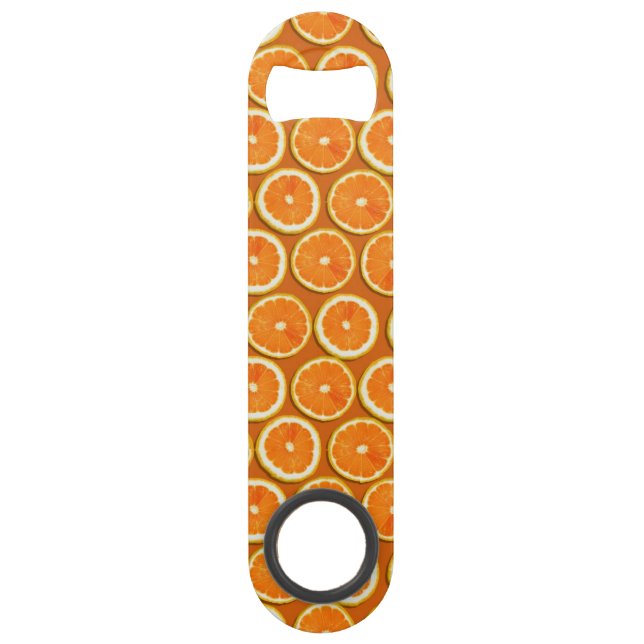 Lemon Slices Pattern Speed Bottle Opener (Front)
