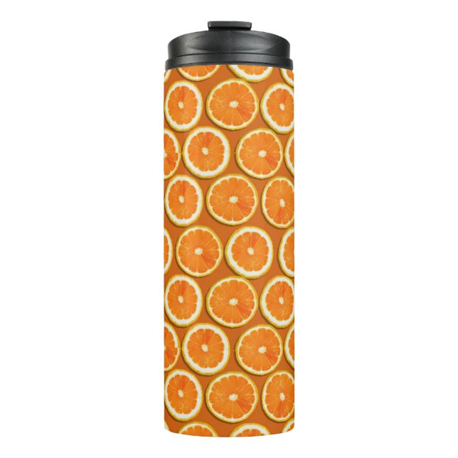 Lemon Slices Pattern Thermal Tumbler (Front)