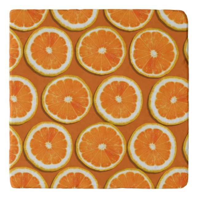 Lemon Slices Pattern Trivet (Front)