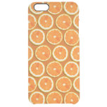 Lemon Slices Pattern Clear iPhone 6 Plus Case