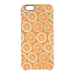 Lemon Slices Pattern Clear iPhone 6/6S Case