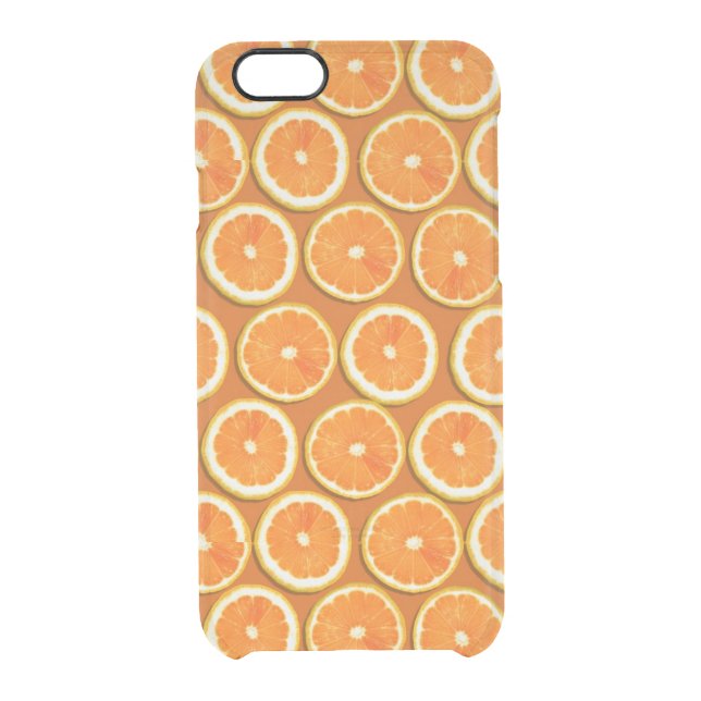 Lemon Slices Pattern Uncommon iPhone Case (Back)