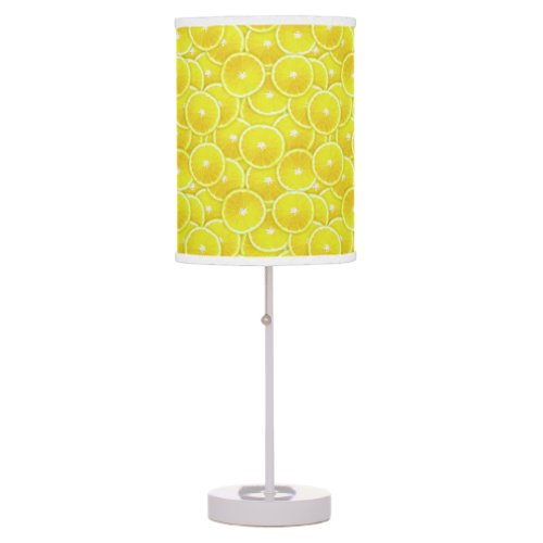 Lemon slices table lamp