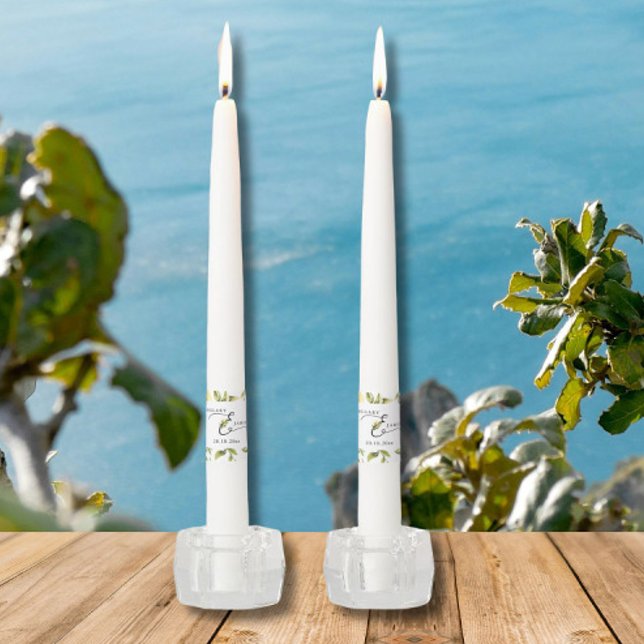 Lemon Sorrento Wedding Taper Candle (Creator Uploaded)