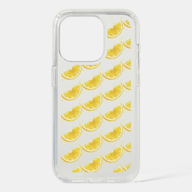 Lemon Speck iPhone Case (Front)