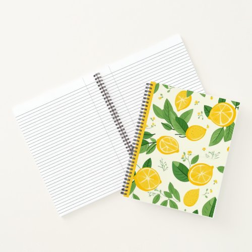 Lemon Spiral Notebook College ruled  85 x 11 in Notebook