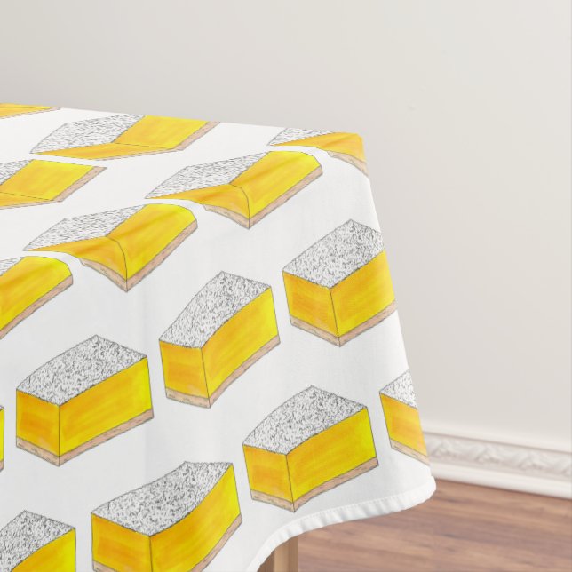 Lemon Square Bar Pastry Dessert Bake Sale Bakery Tablecloth (In Situ)