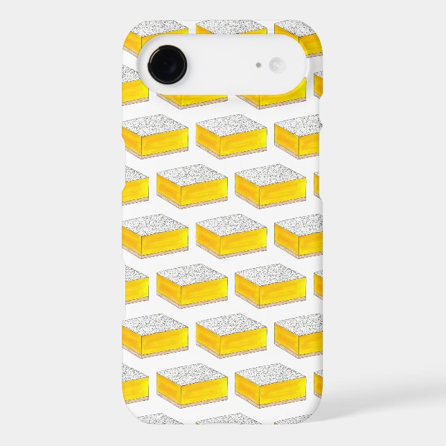 Lemon Square Bar Pastry Dessert Bake Sale Yellow Case-Mate iPhone Case (Back)