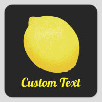 Lemon Square Sticker