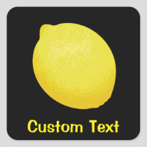 Lemon Square Sticker