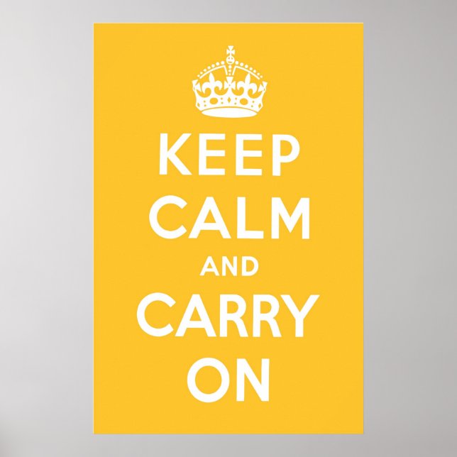 Lemon Square Yellow Poster (Front)