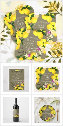 Lemon Squeeze 10th Wedding Anniversary Collection