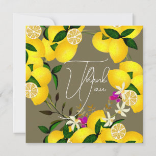 Lemon Squeeze Anniversary  Thank You Card