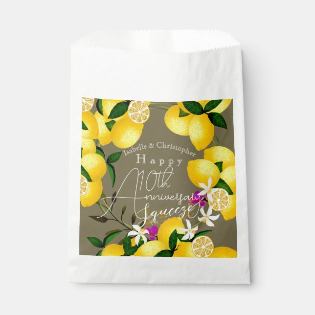 Lemon Squeeze  Favor Bag (Front)