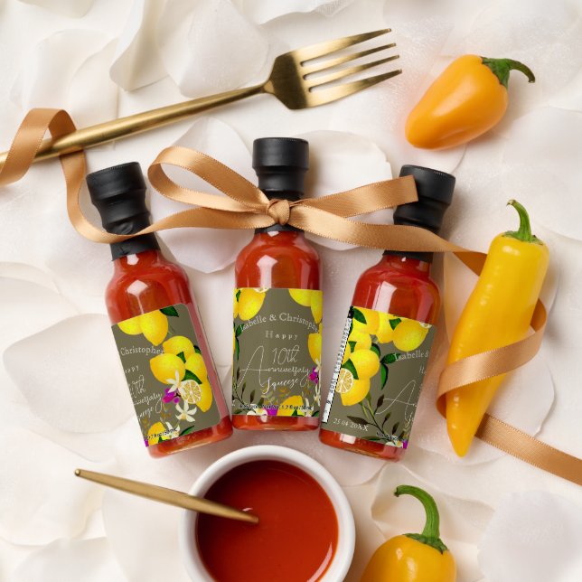 Lemon Squeeze  Hot Sauces (Wedding)