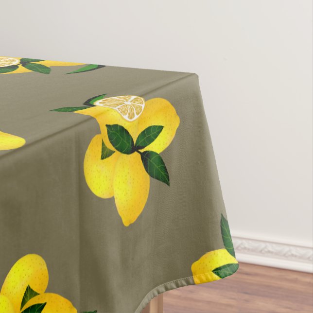 Lemon Squeeze Tablecloth (In Situ)