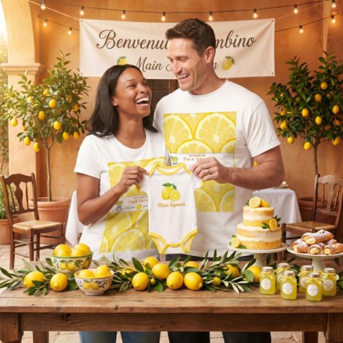 Lemon Squeeze Viral Elegant Claasic Baby Shower T-Shirt