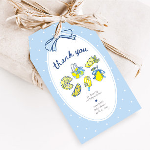 Lemon Squeeze You Baby Shower Favor Tags