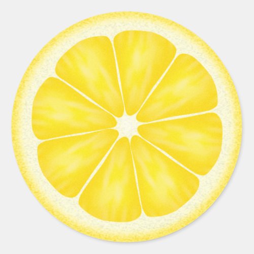Lemon _ SRF Classic Round Sticker