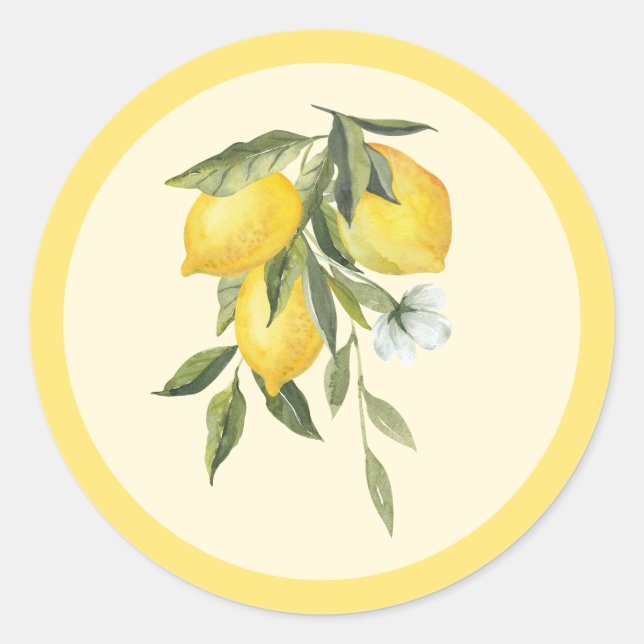 Lemon Sticker (Front)