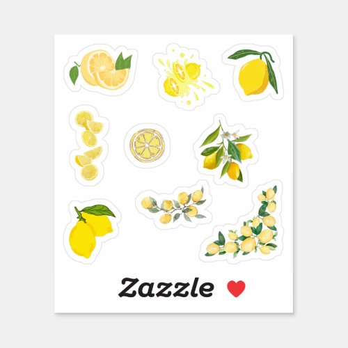 Lemon Stickers