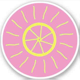 Lemon Stickers Lemon and Sunshine logo stickers 