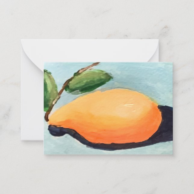 Lemon Still Life Note Card (Front)