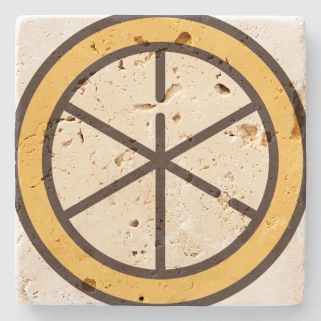 lemon stone coaster (Front)