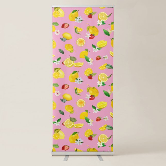Lemon & Strawberry 1 Retractable Banner (Front)