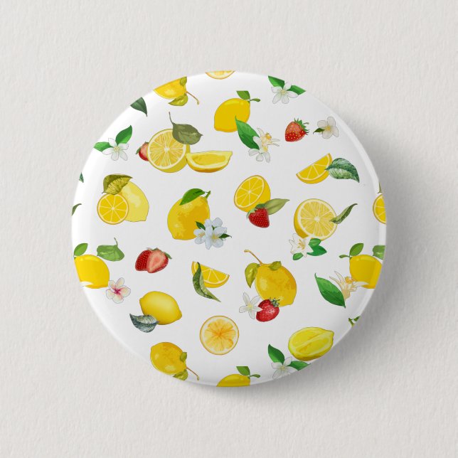 Lemon & Strawberry 2 Button (Front)