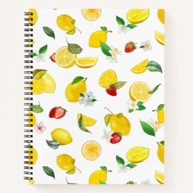 Lemon & Strawberry 2 Notebook (Front)