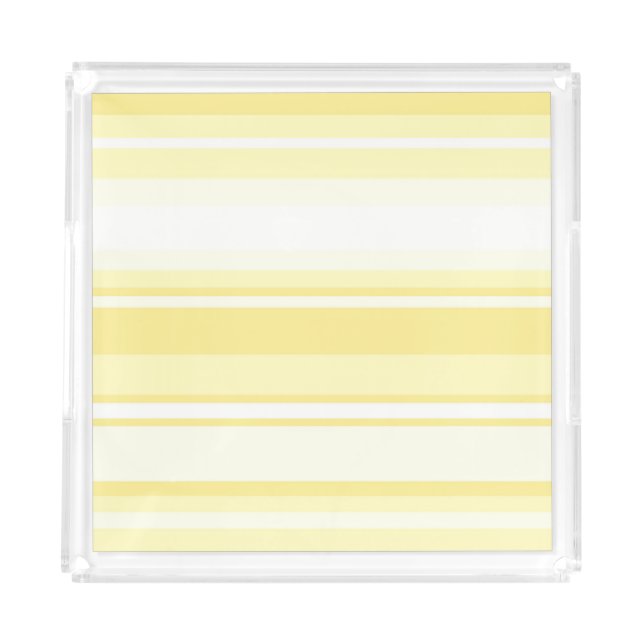 Lemon stripes acrylic tray (Front)