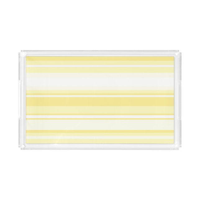 Lemon stripes acrylic tray (Front)