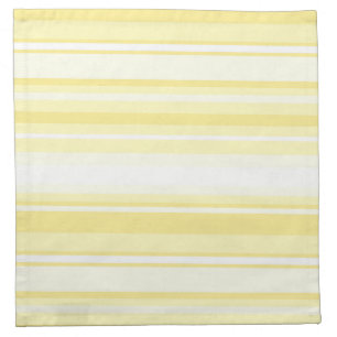 Lemon stripes cloth napkin