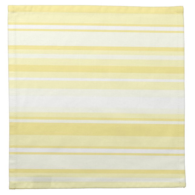 Lemon stripes cloth napkin (Front)