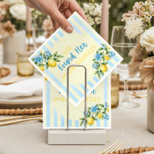Lemon Stripes Main Squeeze Bridal Shower